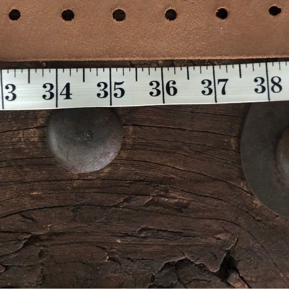 Diesel Leather Distressed White Belt - Picture 11 of 15